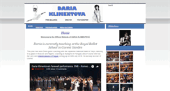 Desktop Screenshot of dariaklimentova.com