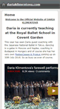 Mobile Screenshot of dariaklimentova.com